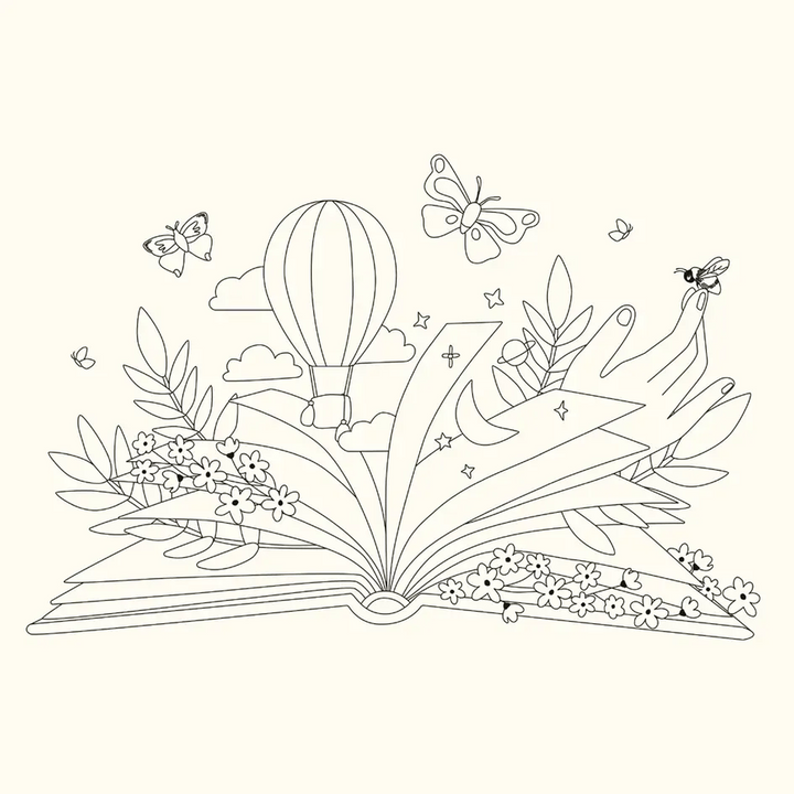 Folia Me Time Colouring Book – 23 x 23 cm, 40 Sheets