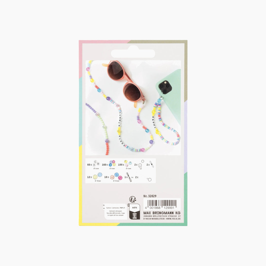 Folia DIY Phone Charms Set – Rainbow Smile, 349 Pieces