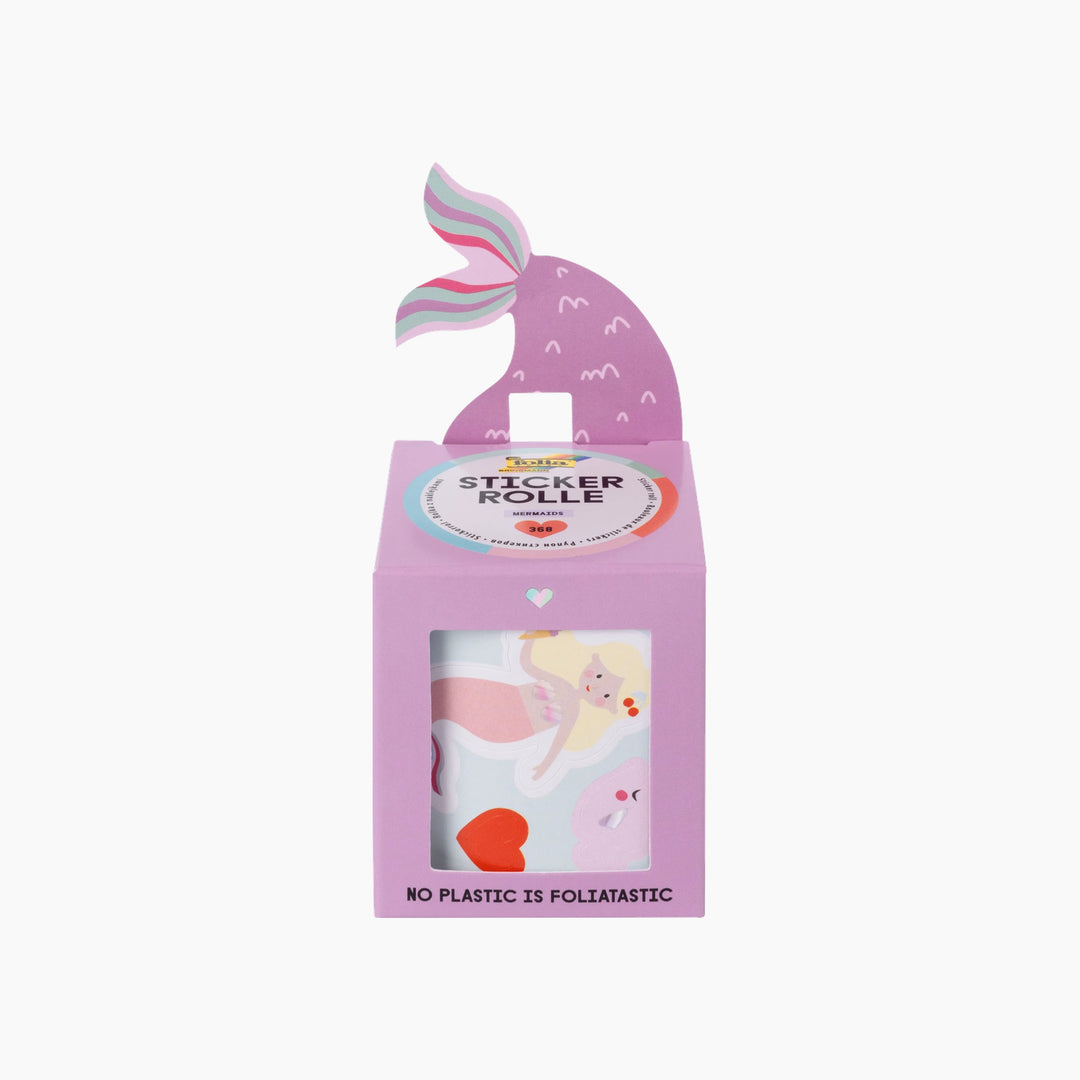 Folia Mermaid Sticker Roll – 4 m, 368 Pieces