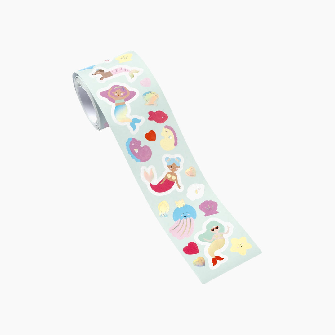 Folia Mermaid Sticker Roll – 4 m, 368 Pieces