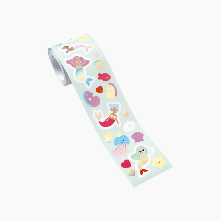 Folia Mermaid Sticker Roll – 4 m, 368 Pieces