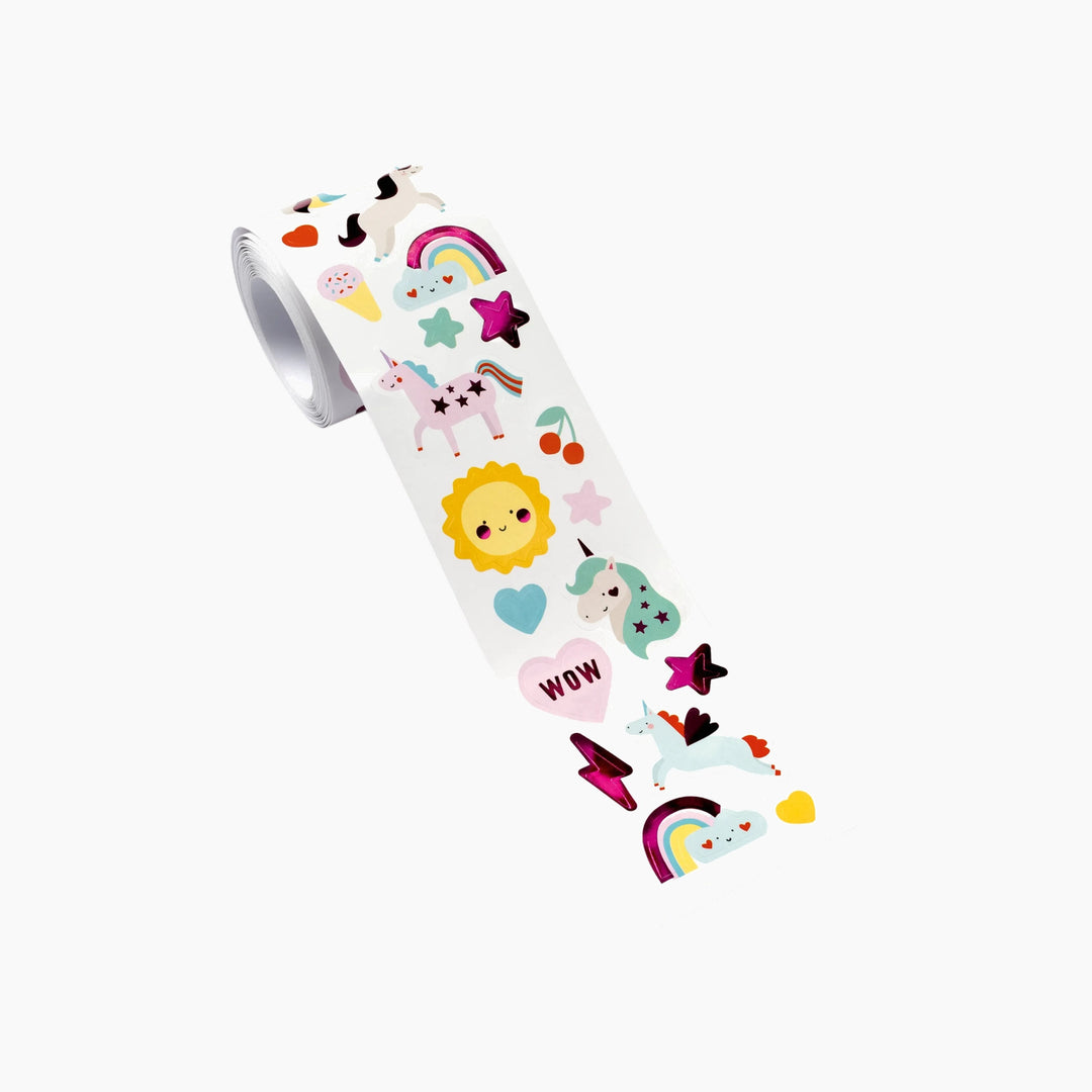 Folia Unicorn Sticker Roll – 4 m, 352 Pieces