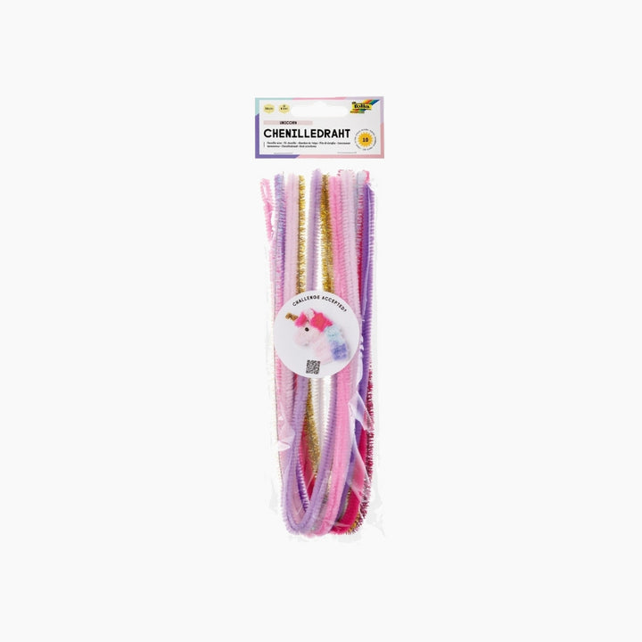 Folia Chenille Stems – 50 cm, Ø 8 mm, 10 Pieces