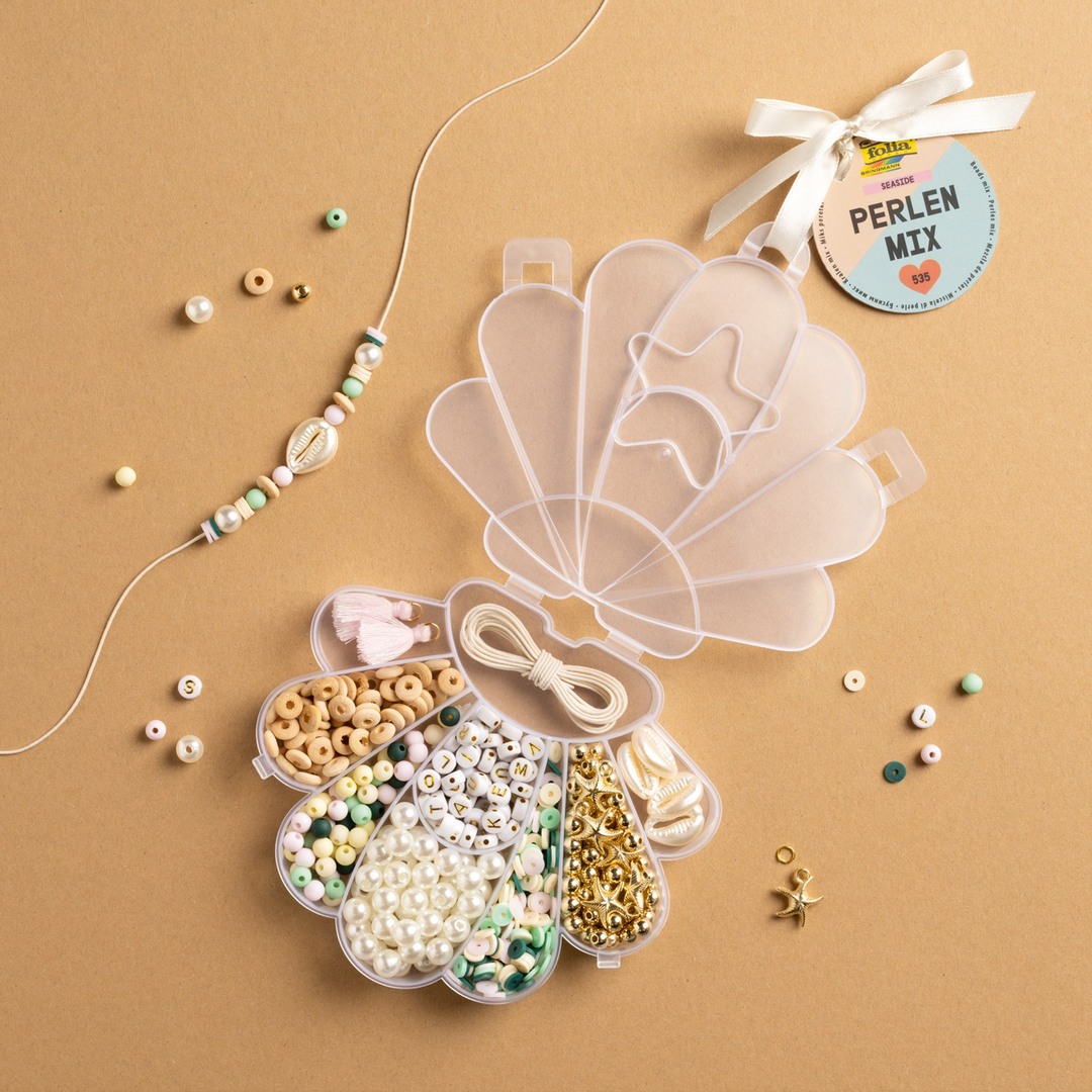 Folia Seaside Bead Mix – 535 Pieces