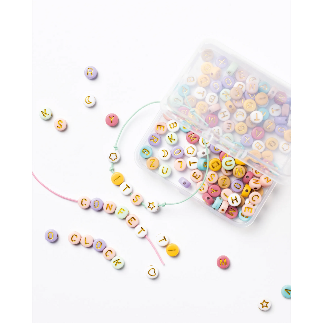 Folia Pastel Letter Pearl Bead Set – Assorted Letters