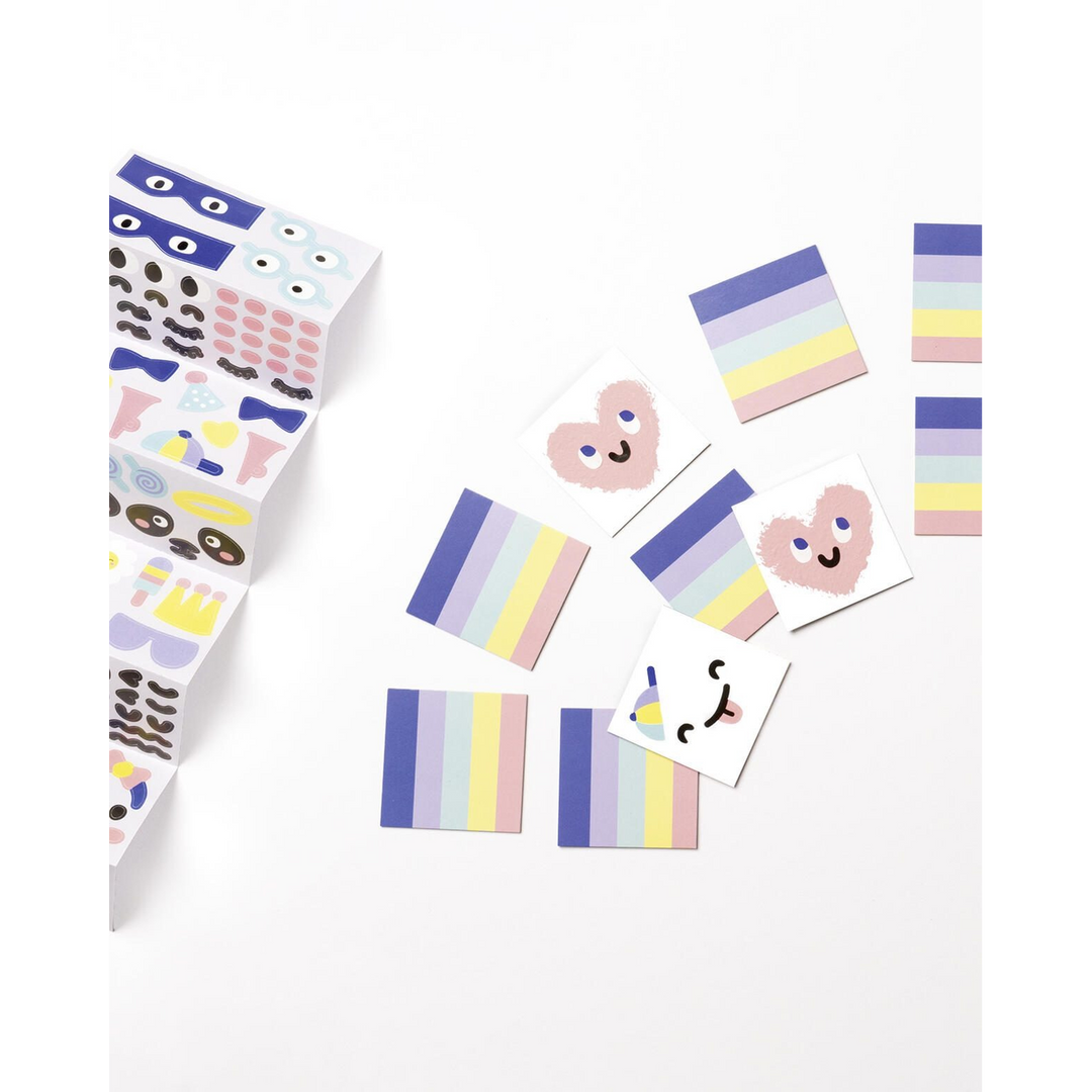 Folia Bio Memory Game with Stickers – 6 x 6 cm
