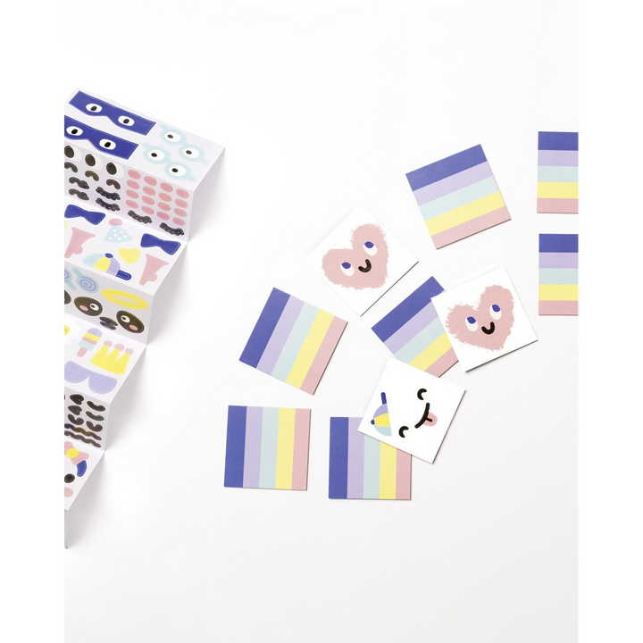 Folia Bio Memory Game with Stickers – 6 x 6 cm