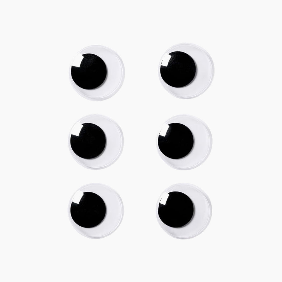 Folia Bio Self-Adhesive Wiggle Eyes – Basic, Size M, 30 mm