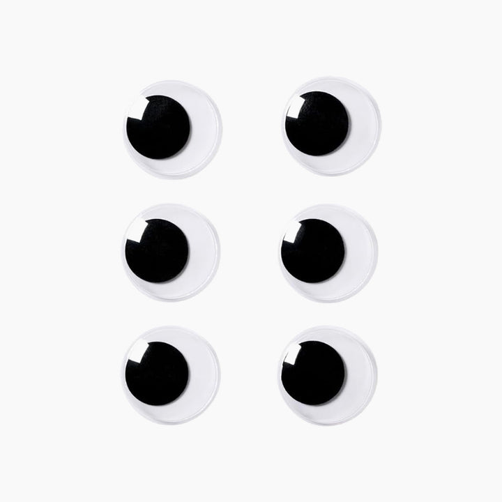Folia Bio Self-Adhesive Wiggle Eyes – Basic, Size M, 30 mm