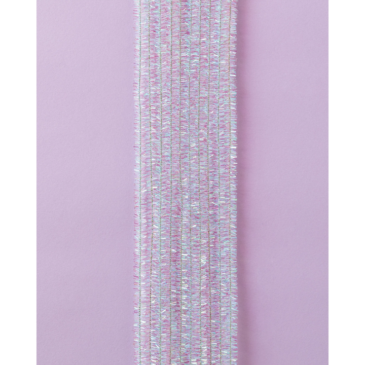 Folia Iridescent Chenille Stems – 50 cm, Ø 8 mm, 10 Pieces