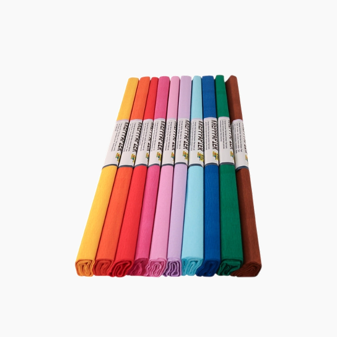 Folia Waterproof Crepe Paper – Folded Sheets, 50 cm x 2.5 m