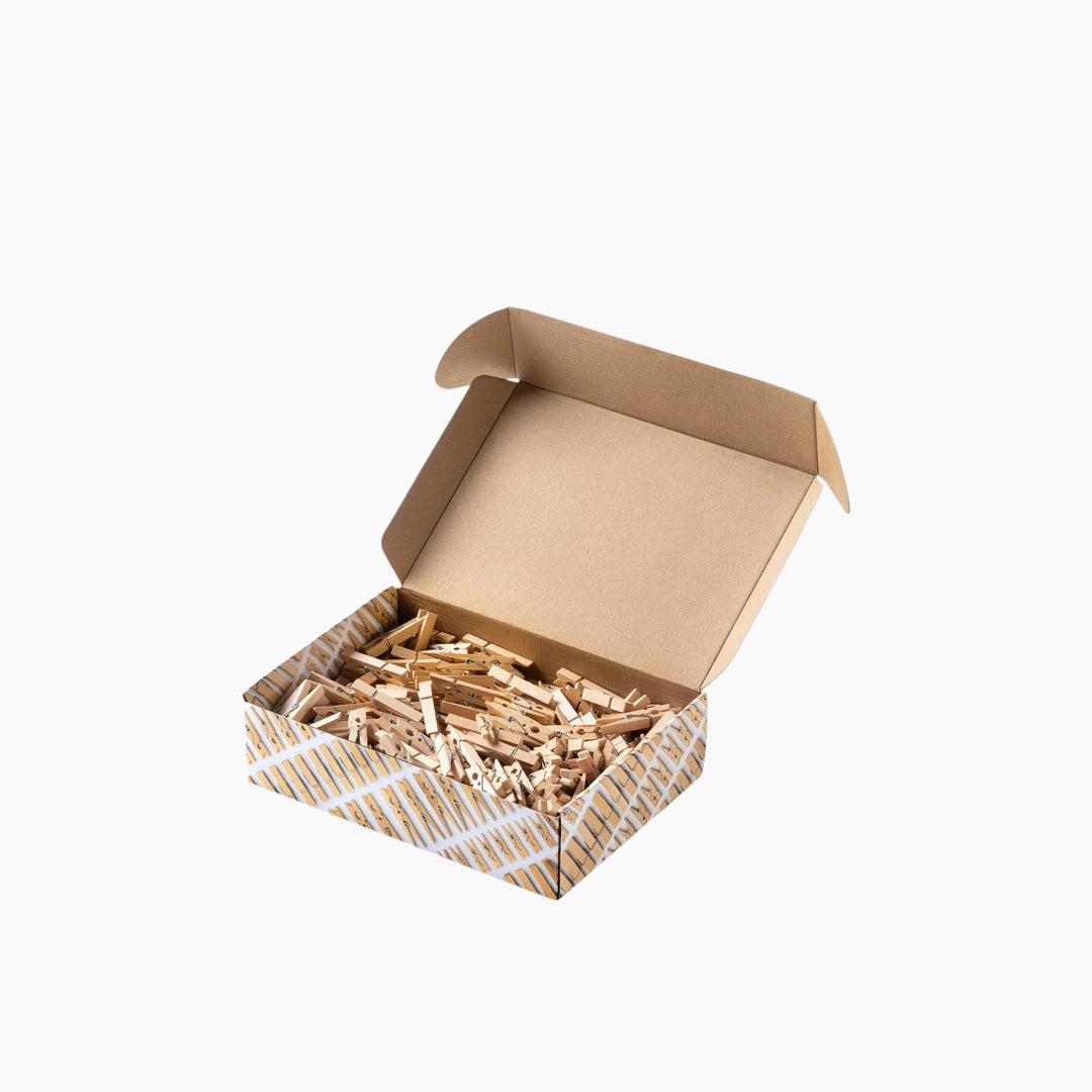 Folia Jumbo Wooden Pegs - 500 g