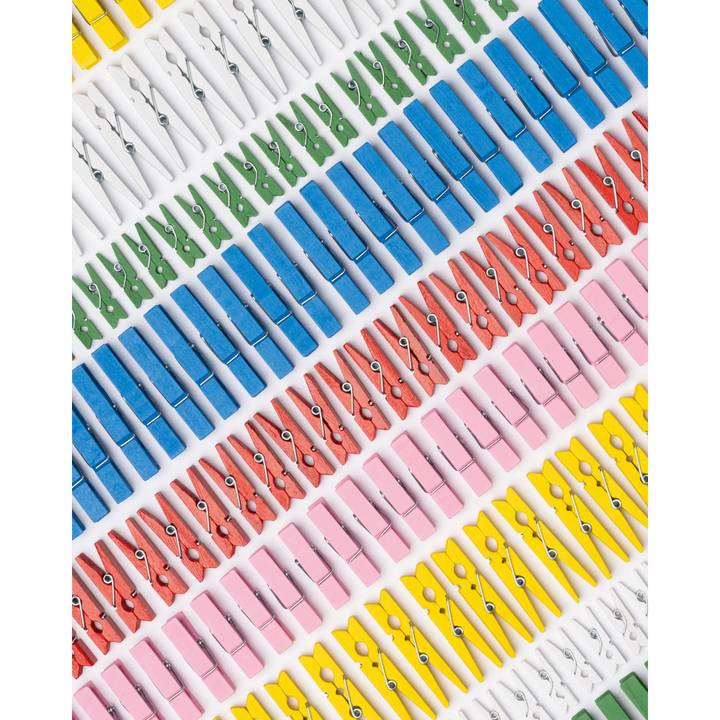 Folia Jumbo Wooden Pegs - 500 g