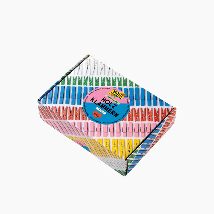 Folia Jumbo Wooden Pegs - 500 g