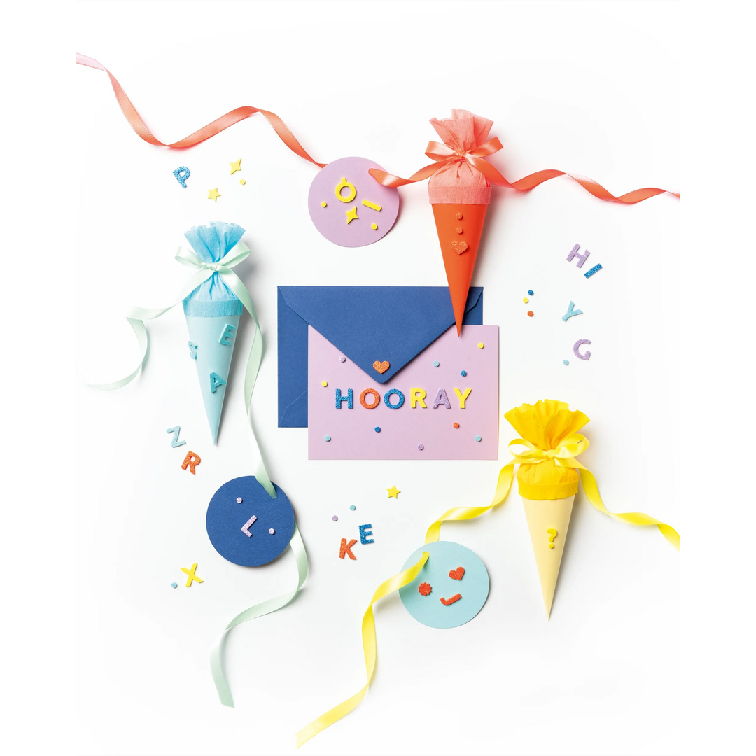 Folia Foam Craft Glitter Stickers