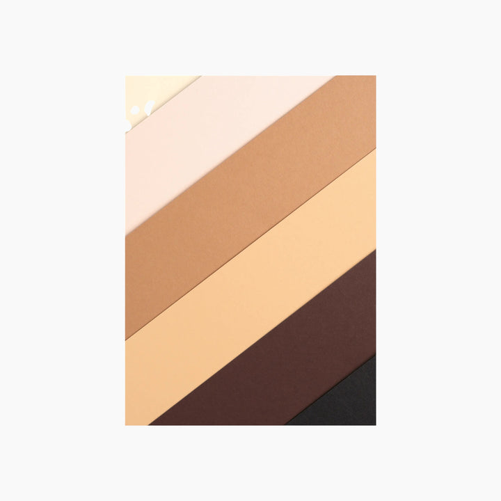 Folia Shades of Us Paper Pad – Tinted Paper &amp; Cardboard, 20 Sheets