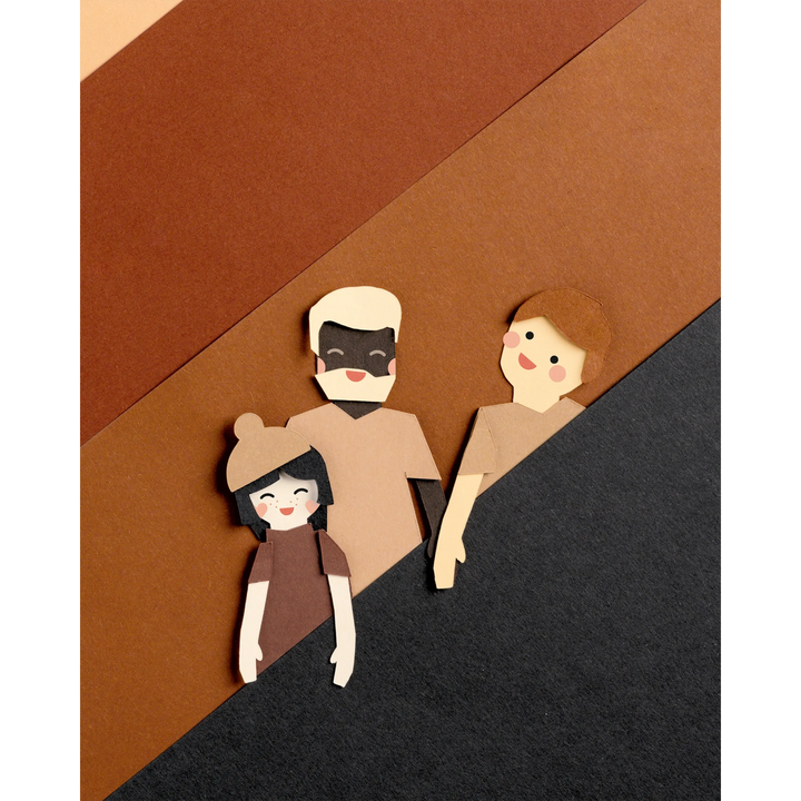 Folia Shades of Us Paper Pad – Tinted Paper &amp; Cardboard, 20 Sheets