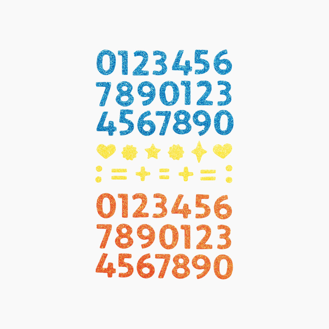 Folia Foam Craft Glitter Stickers