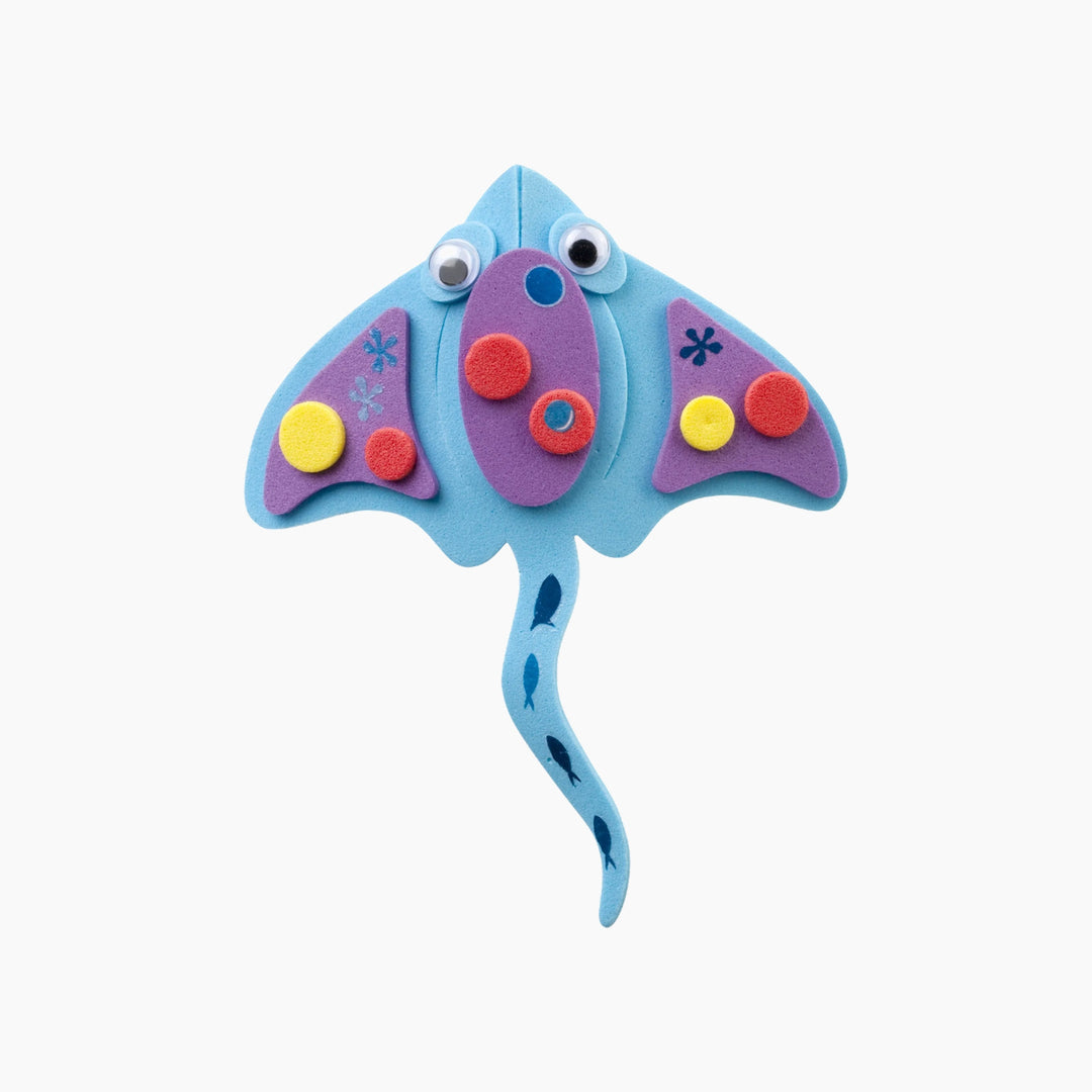 Folia Foam Craft Finger Puppets Kit – 15 Assorted Figures with Accessories