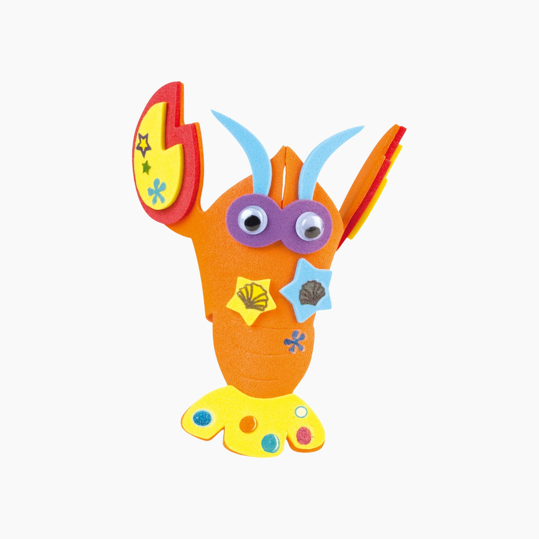 Folia Foam Craft Finger Puppets Kit – 15 Assorted Figures with Accessories