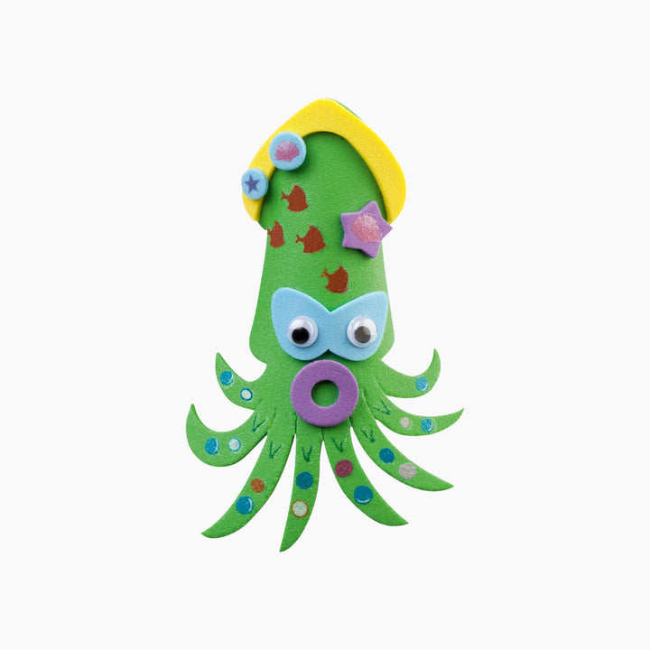 Folia Foam Craft Finger Puppets Kit – 15 Assorted Figures with Accessories