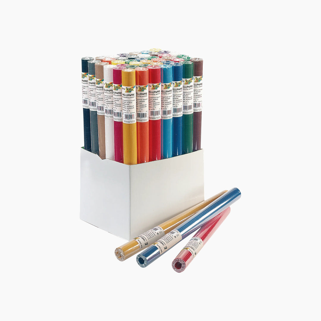 Folia Corrugated Craft Board Roll – 50 x 70 cm