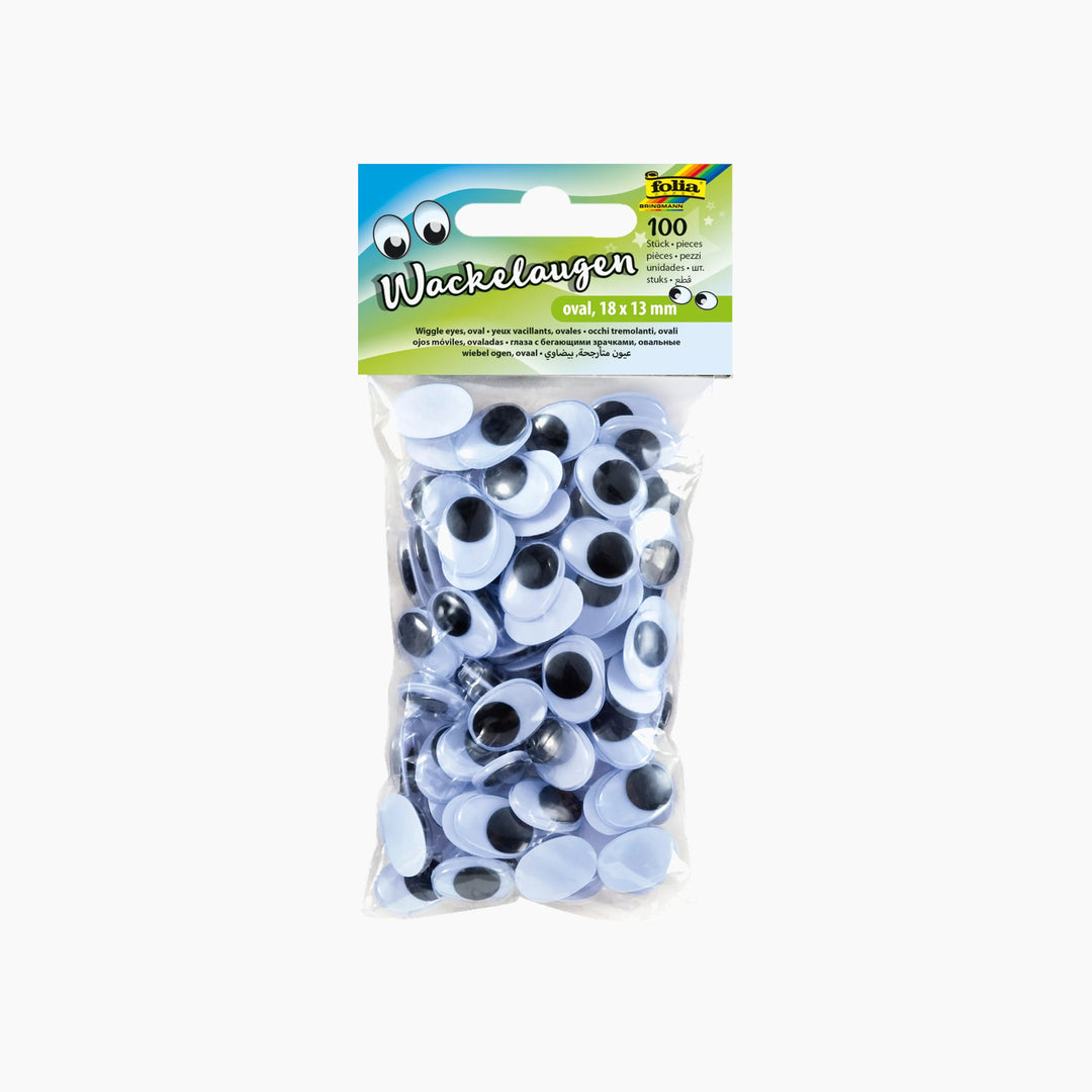 Folia Oval Wiggle Eyes