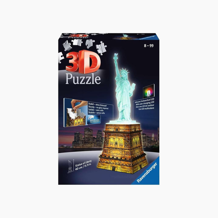 Ravensburger Statue Of Liberty-Night Ed. 3D Puzzle