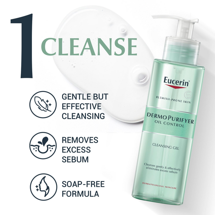 Eucerin Dermo Purifyer Cleansing Gel 200Ml - HUNA