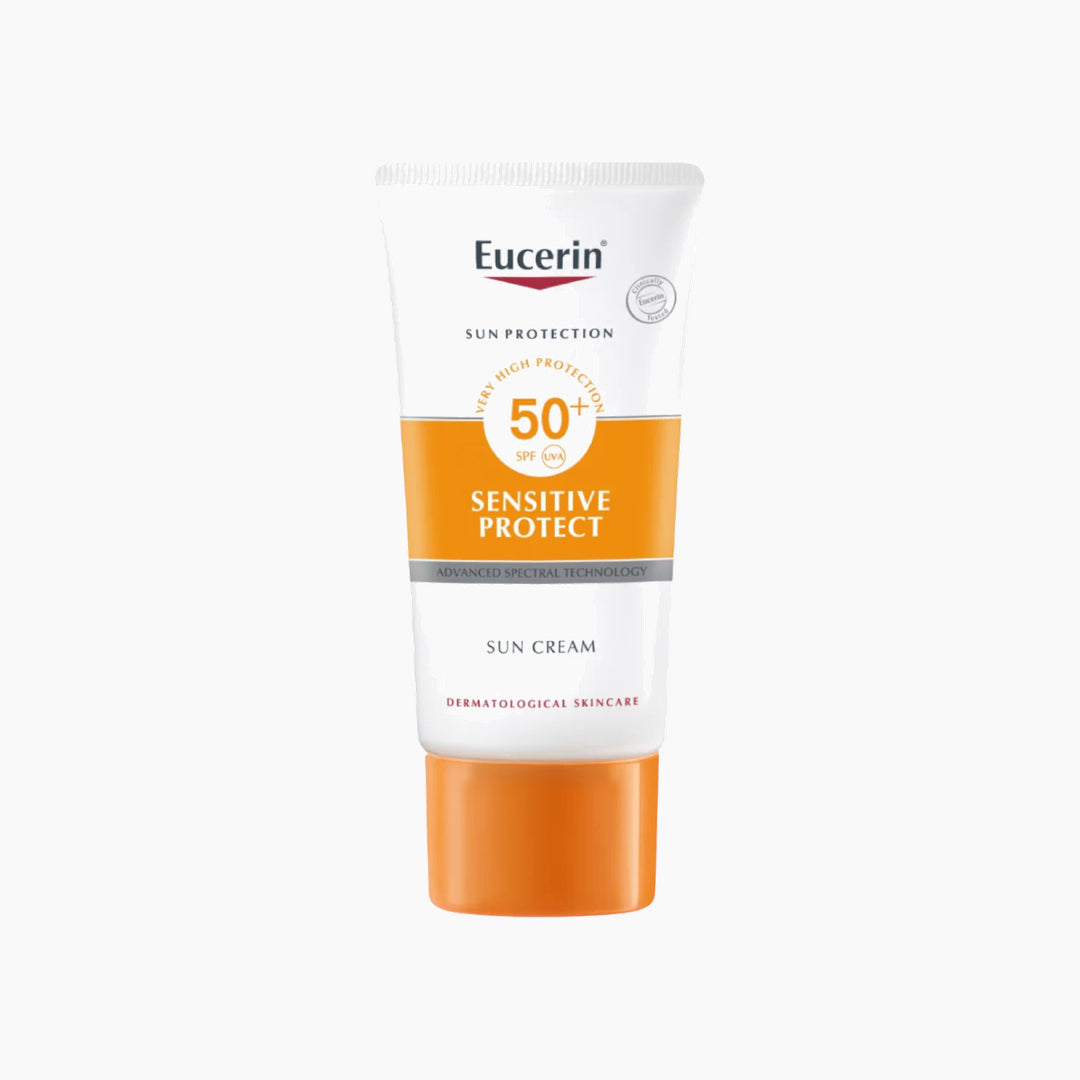 Eucerin SPF 50+ broad-spectrum sun cream for sensitive skin