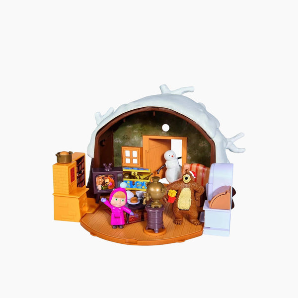 Simba Masha And The Bear Masha Play Set Winter Bear'S House