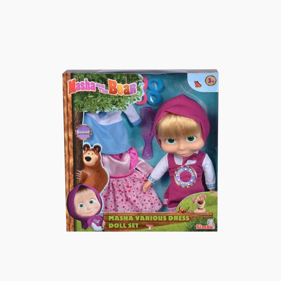 Simba Masha Doll With Dresses