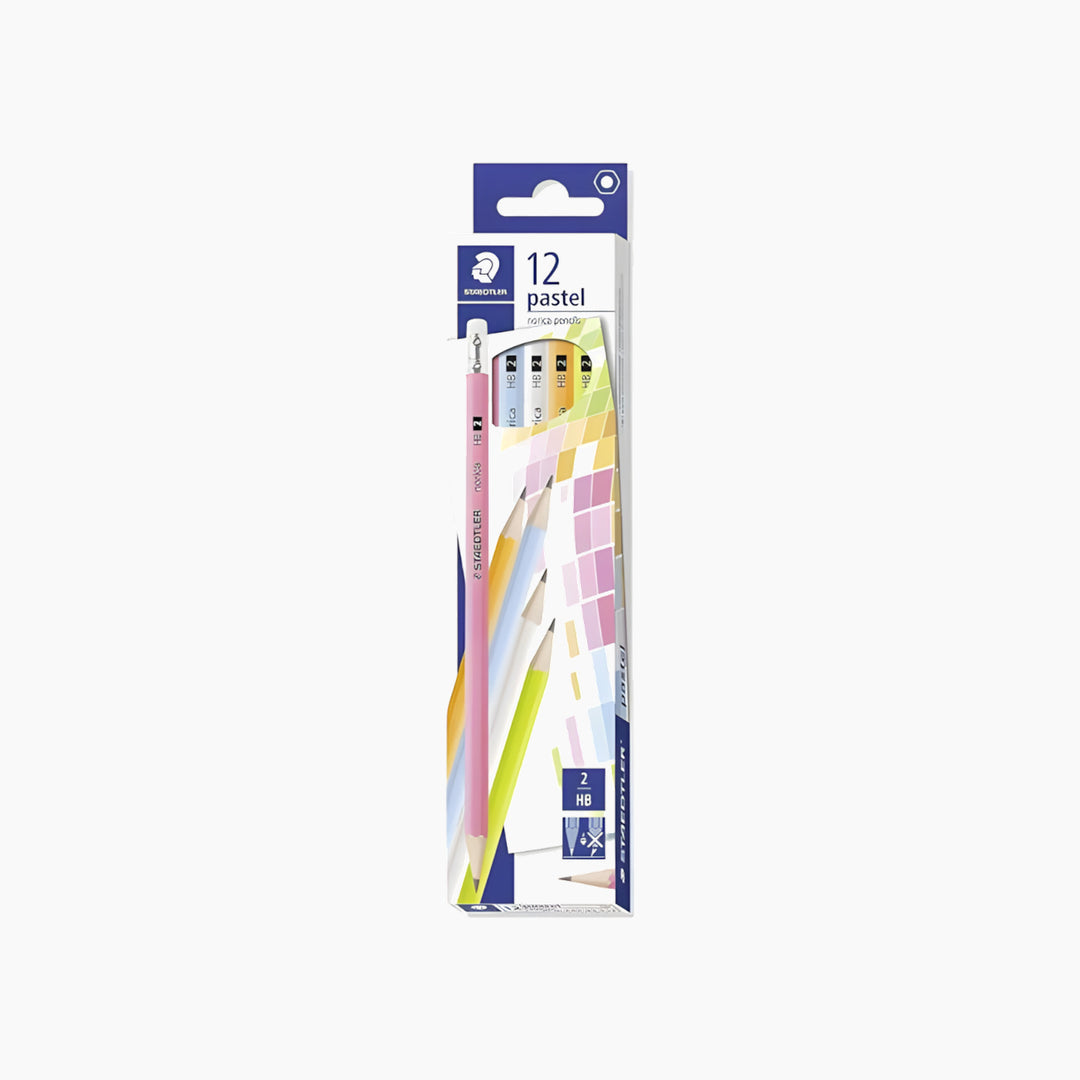 STAEDTLER PACK PENCILS PASTEL 12 PCS BOX 132 43 C12