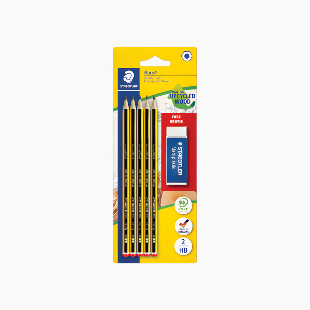 Staedtler Pencil Noris + eraser bc 100% PEFC