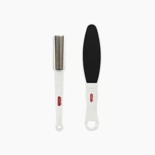 Titania Essentials Pedicure Set Double Sided Foot Two Faces And Small Pedicure Grater No.3030