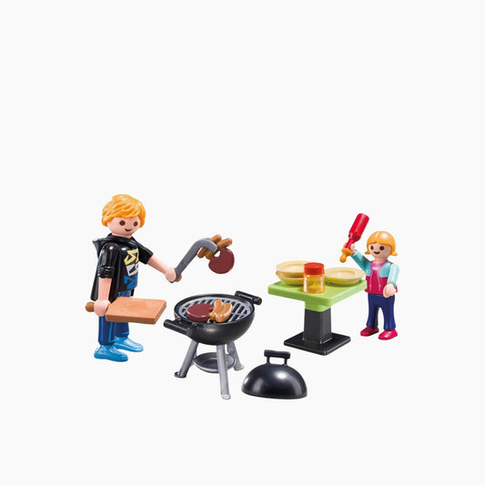 Playmobil Backyard Barbecue Carry Case Toy Playset