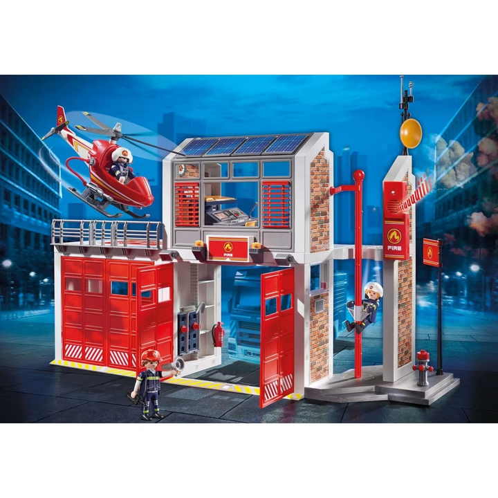 4008789094629PlaymobilFireStation-181Pcs_3_framed - HUNA