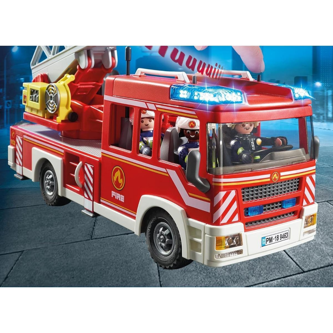 Playmobil Fire Ladder Unit toy playset with figures and accessories