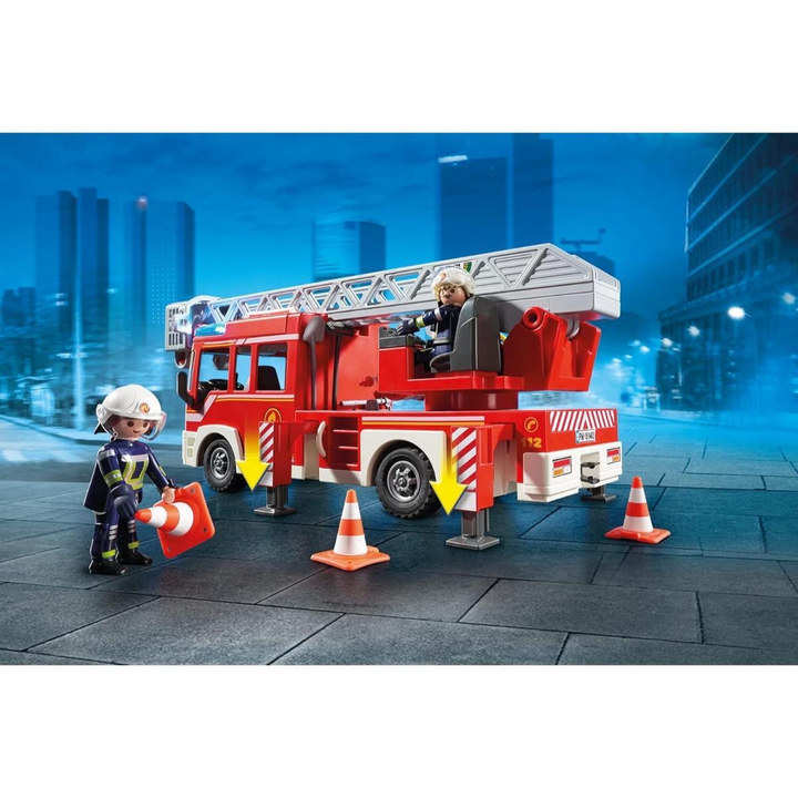 Playmobil Fire Ladder Unit toy playset with figures and accessories