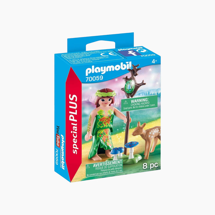 Playmobil Fairy With Deer Action Figure