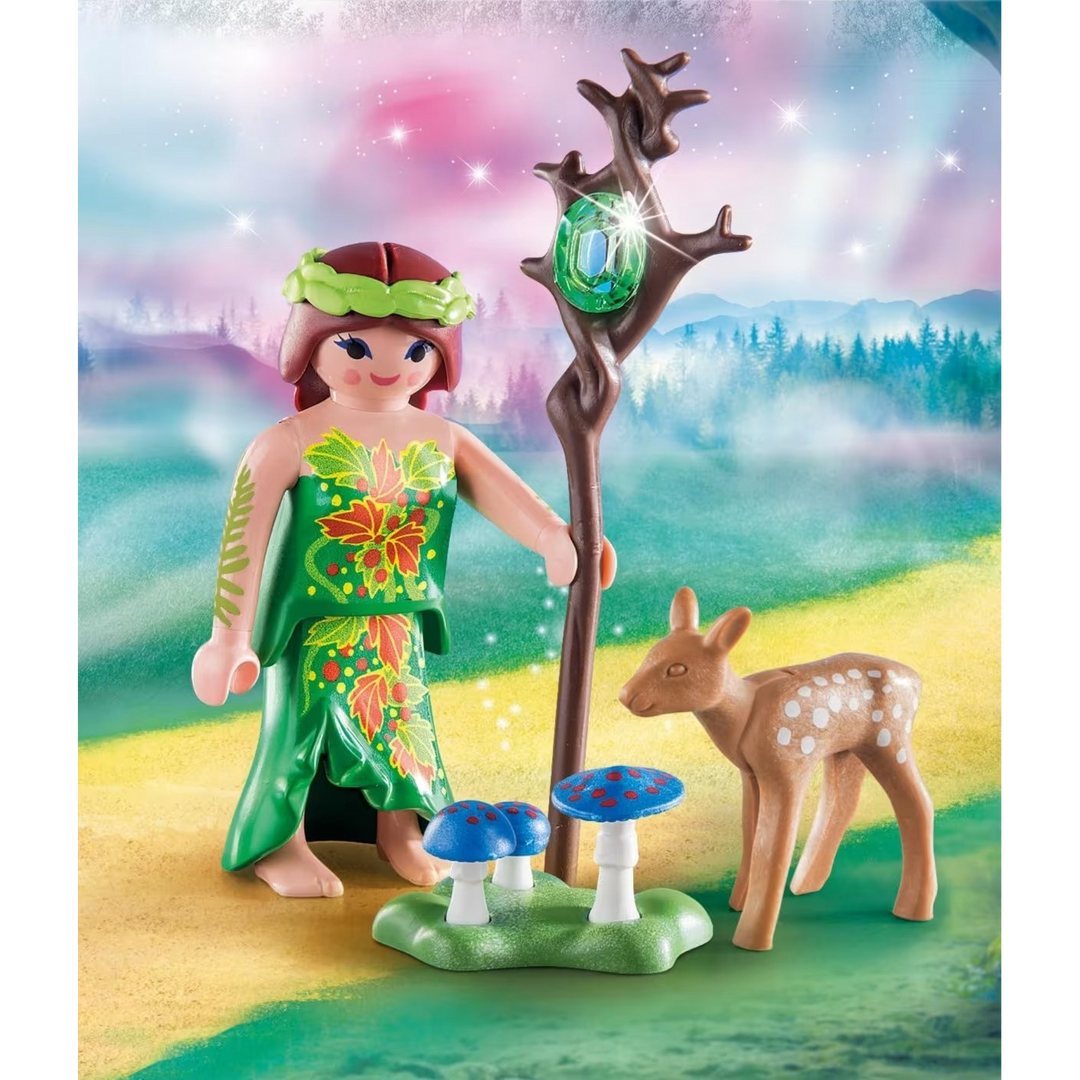 Playmobil Fairy With Deer Action Figure