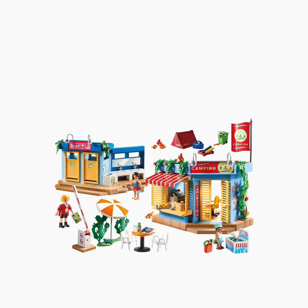 Playmobil Large Campground Toy Playset - HUNA