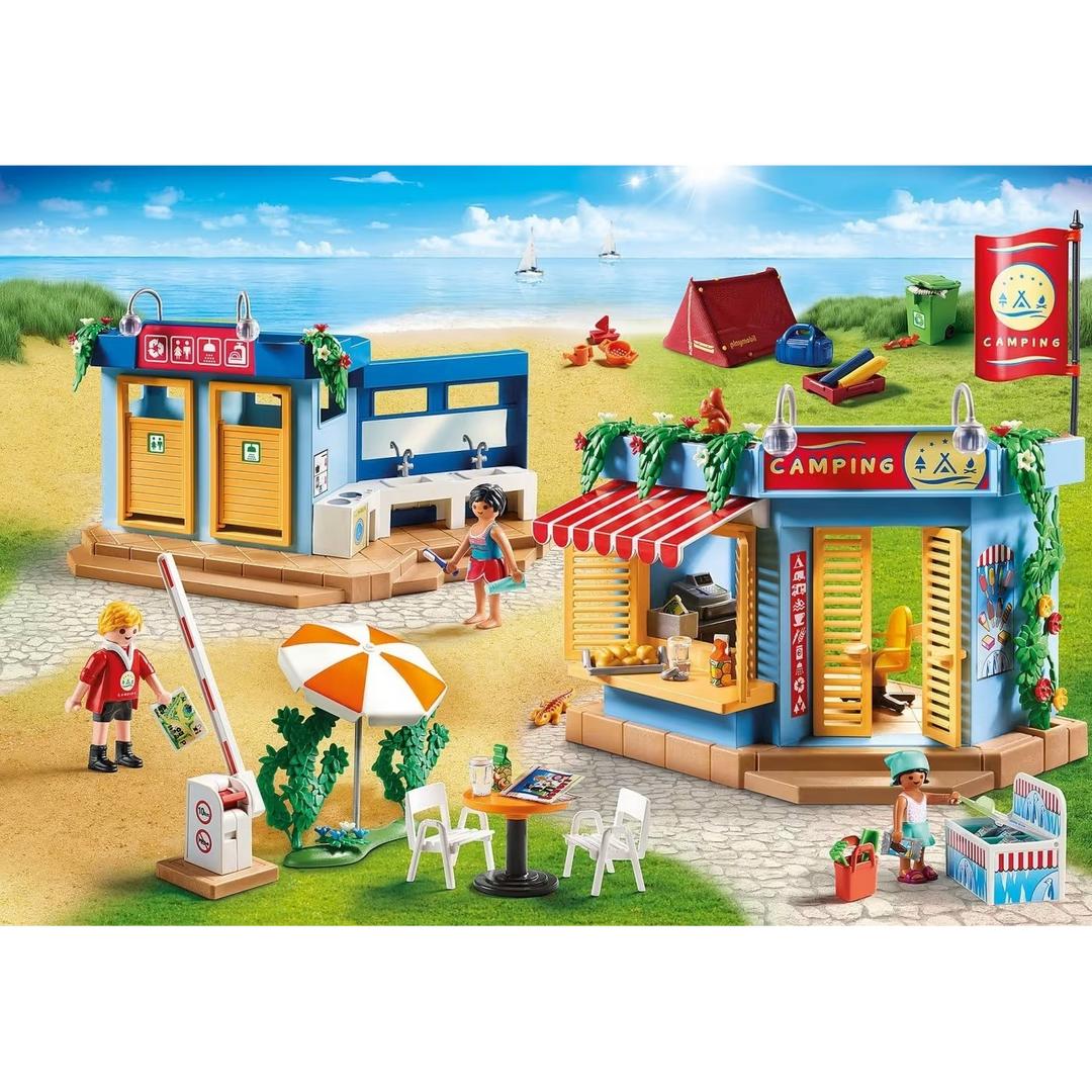 Playmobil Large Campground Toy Playset - HUNA