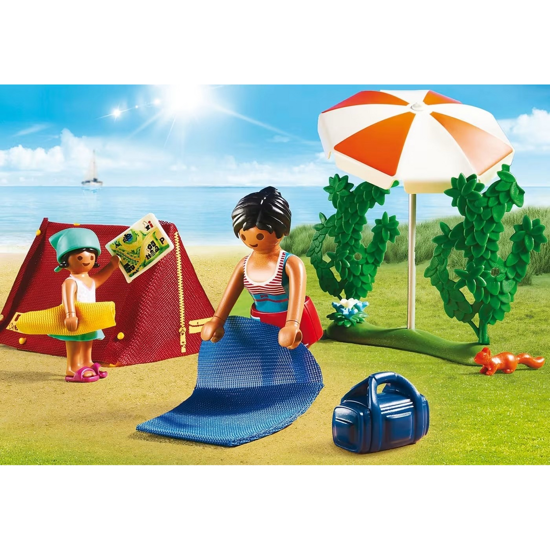 Playmobil Large Campground Toy Playset - HUNA