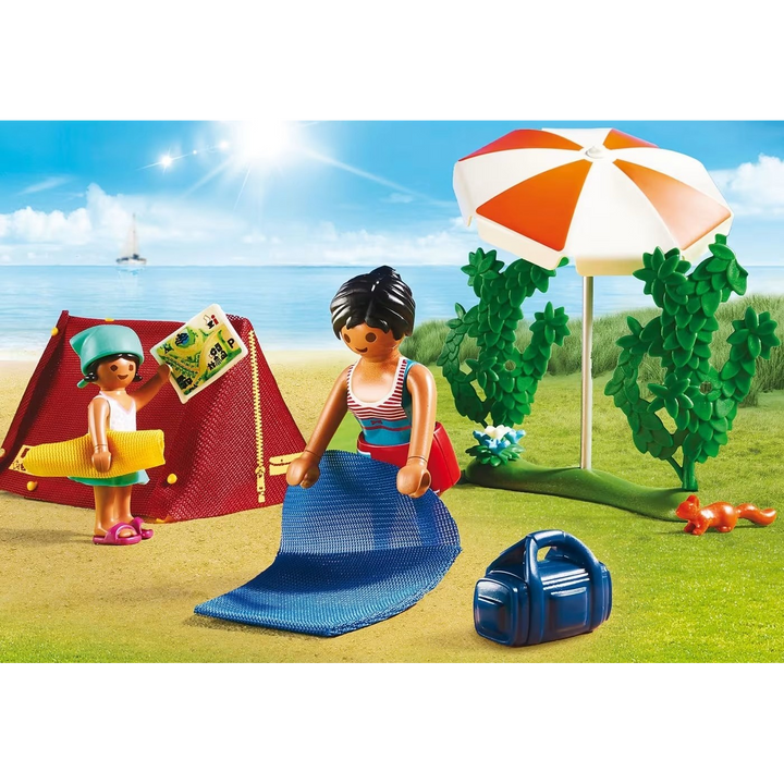 Playmobil Large Campground Toy Playset - HUNA