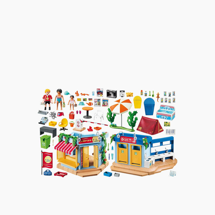 Playmobil Large Campground Toy Playset - HUNA