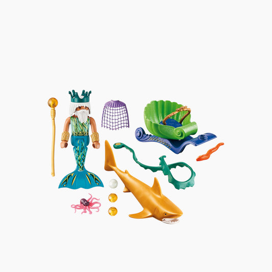 Playmobil Sea King with Shark Carriage Toy Playset