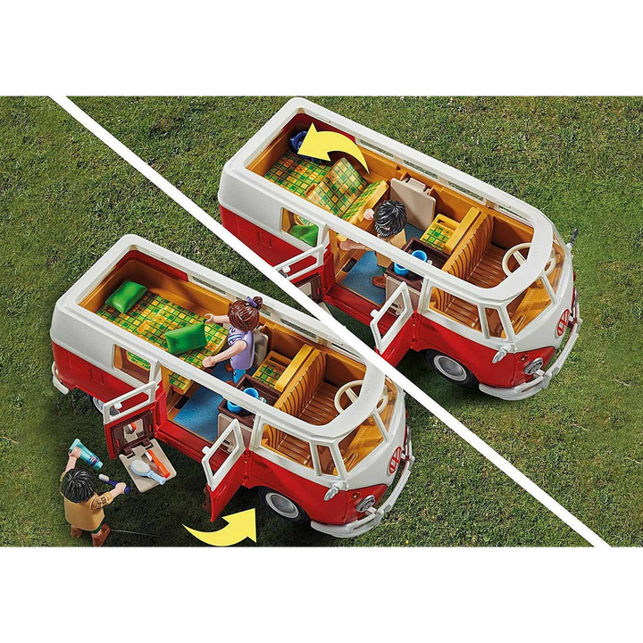Playmobil Volkswagen T1 Camping Bus Toy Playset