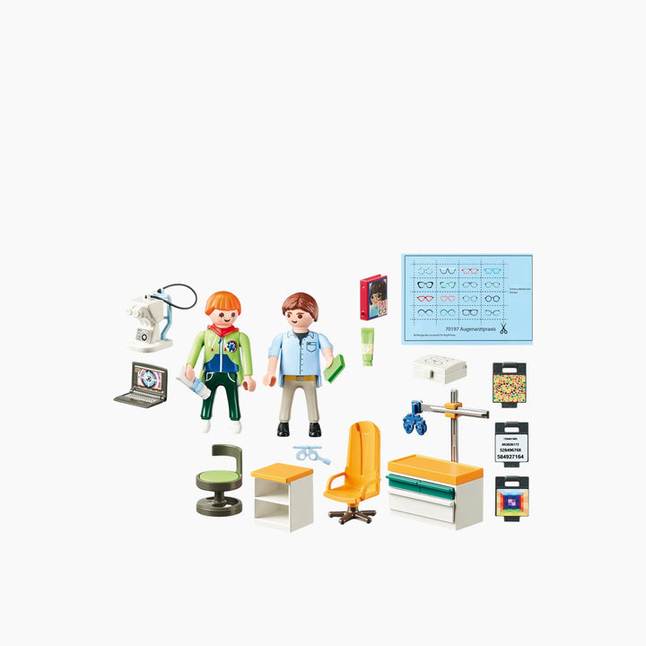 Playmobil Eye Doctor Set Toy Playset - HUNA