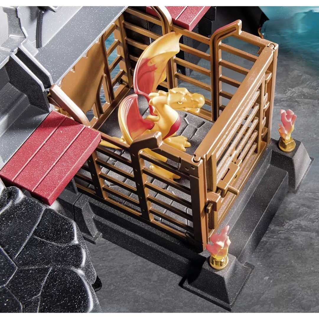 Playmobil Burnham Raiders Fortress Toy Playset - HUNA